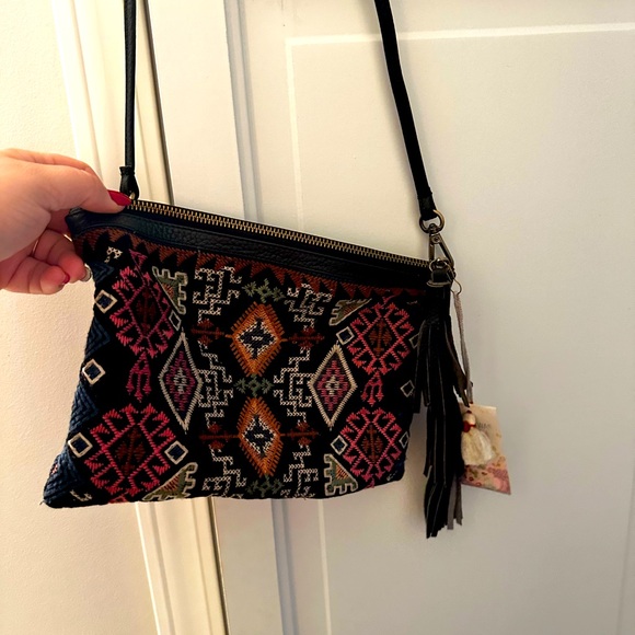 Johnny Was velvet crossbody - Picture 5 of 6